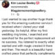Kim Louise Beeley Testimionial